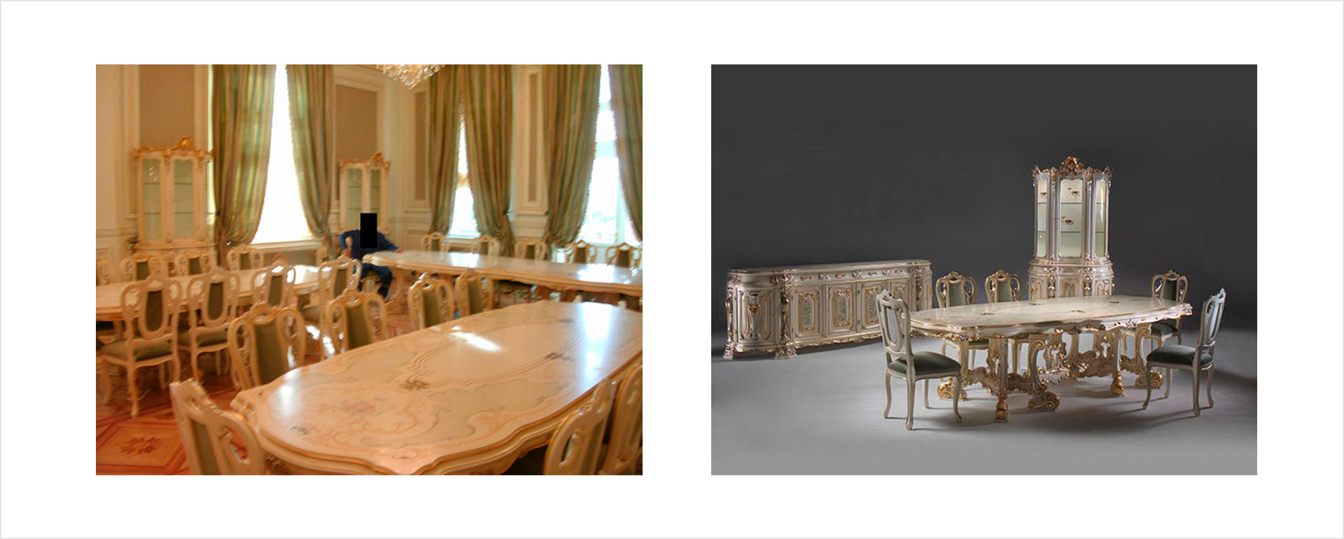 Самый дорогой стол в резиденции Путина